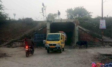 बाँदा के लोहिया रेलवे अंडर ब्रिज पर आवागमन चालू