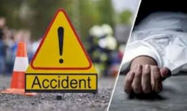 सड़क हादसे में पिता-पुत्र की मौत, ट्रैक्टर चालक फरार