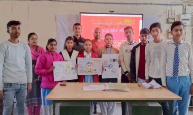 राष्ट्रीय सड़क सुरक्षा माह के अंतर्गत राजकीय इंटर कॉलेज बाँदा में हुई विभिन्न प्रतियोगिताएं