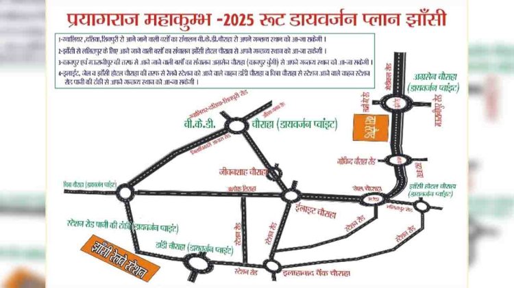 महाकुंभ-2025 : झांसी में 11 जनवरी से बसों के लिये रूट डायवर्जन लागू