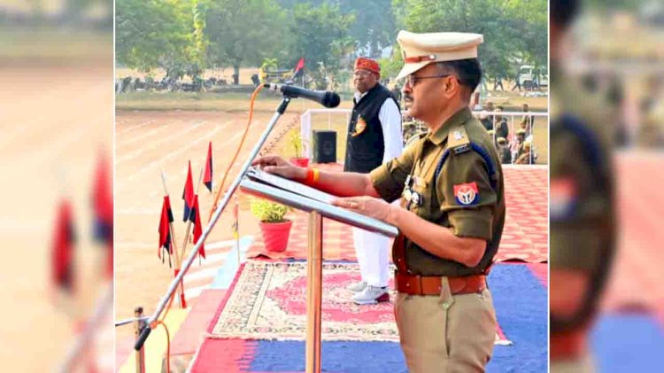 जज्बे के साथ परेड प्रदर्शन को एसपी ने किया प्रेरित