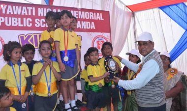 विद्यावती निगम मेमोरियल पब्लिक स्कूल में स्थित किडजी प्री-स्कूल का वार्षिक खेल उत्सव ‘स्पोर्टिका-2025’ संपन्न