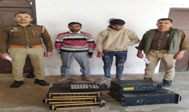 बांदा: डीजे मशीन चोरी करने वाले दो आरोपी 6 घंटे के भीतर गिरफ्तार