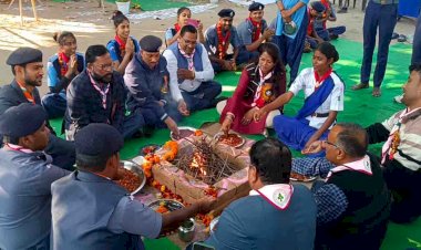 पांच दिवसीय रोवर रेंजर जांच शिविर का हुआ समापन