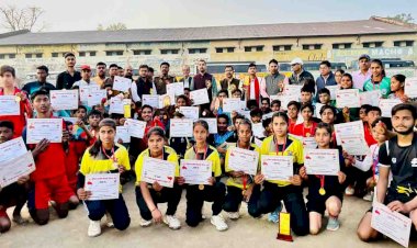 खेलो भारत : बाँदा नगर इकाई द्वारा दो दिवसीय हॉकी एवं कबड्डी लीग का सफल आयोजन