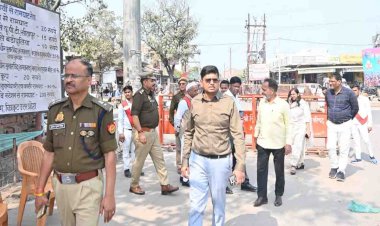 यातायात व्यवस्था का डीएम-एसपी ने लिया जायजा