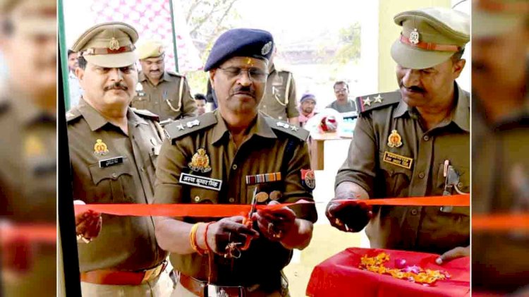 एसपी ने नवसृजित पुलिस चौकी व प्रभारी आवास का किया उद्घाटन