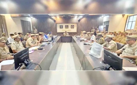 एसपी ने अपराध समीक्षा गोष्ठी में दिए निर्देश, सैनिक सम्मेलन कर सुनी समस्याएं