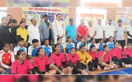 महिला हैंडबाल : अयोध्या ने प्रयागराज को हराया