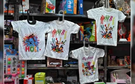 होली की तैयारियों में बाजार गुलजार