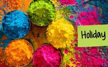 होली पर तीन दिन की छुट्टी, आदेश जारी