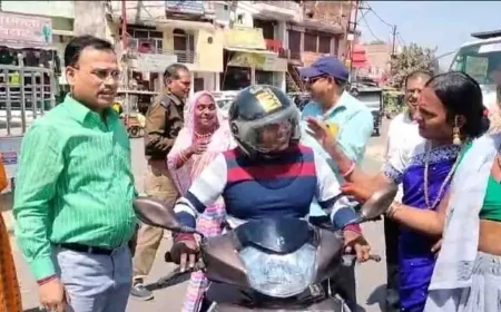 सड़क सुरक्षा के लिए बांदा में किन्नर समाज की अनूठी पहल