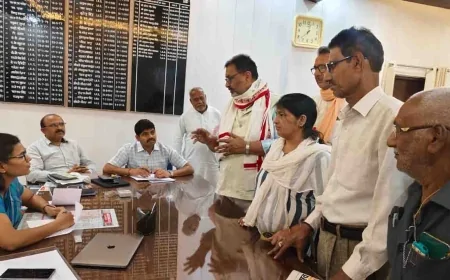 बांदा जिला कांग्रेस कमेटी ने पत्रकार हत्या के विरोध में राज्यपाल को भेजा ज्ञापन