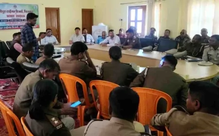 वन्य जीवों की निगरानी प्रणाली का दिया गया दो दिवसीय प्रशिक्षण