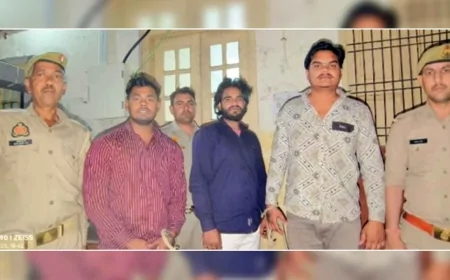 झाँसी : रंगदारी की मांग पूरी न होने पर की थी भाजपा नेता के घर पर फायरिंग, तीन गिरफ्तार