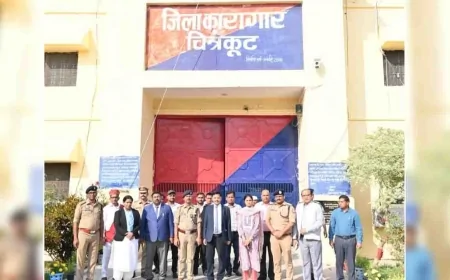 जिला जेल का डीजे, एसपी, सीडीओ ने लिया जायजा