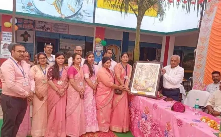 धूमधाम से मनाया गया कंपोजिट विद्यालय लोढवारा में शारदा संगोष्ठी, वार्षिकोत्सव