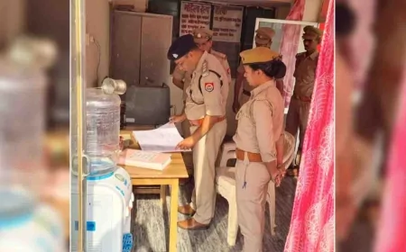 थाना बरगढ़ का सीओ ने किया त्रैमासिक निरीक्षण