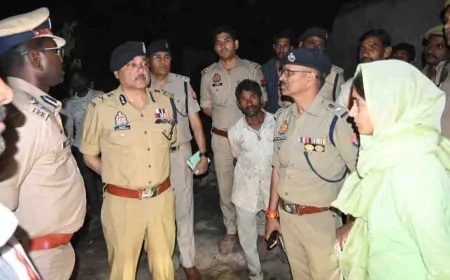 अग्नि पीड़ितों से एडीजी-डीआईजी ने मिलकर मदद का दिया भरोसा