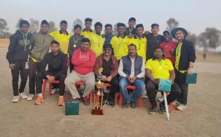 जनपद स्तरीय क्रिकेट चयन प्रक्रिया 8 अप्रैल को, सभी पंजीकृत खिलाड़ी अनिवार्य रूप से हों उपस्थित