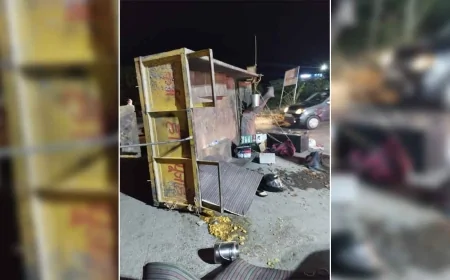 श्रद्धालुओं से भरी ट्रैक्टर-ट्रॉली अनियंत्रित होकर पलटी, 14 श्रद्धालु गंभीर रूप से घायल