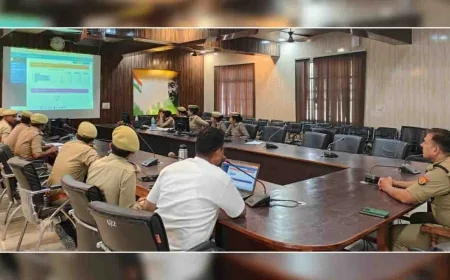 आरक्षियों को दिया जा रहा सीसीटीएनएस प्रशिक्षण