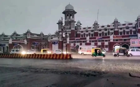 यूपी में आंधी बारिश, सीएम योगी ने राहत कार्य के दिए निर्देश