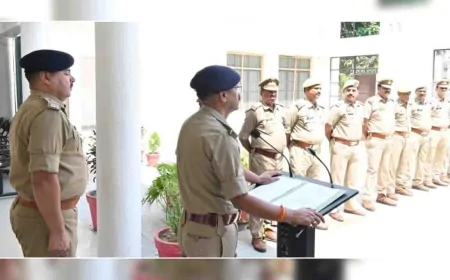 पुलिस कार्यालय में मनायी गई जयन्ती