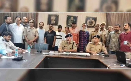 चित्रकूट : पुलिस ने पकडे छह बकरी चोर, 31 बकरी 11 भेड़ें बरामद