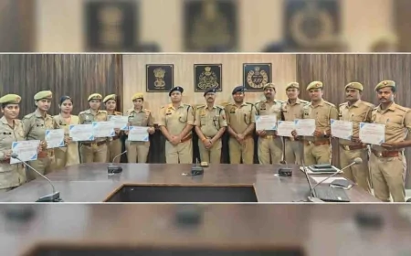 सात दिवसीय सीसीटीएनएस कैप्सूल कोर्स का हुआ समापन