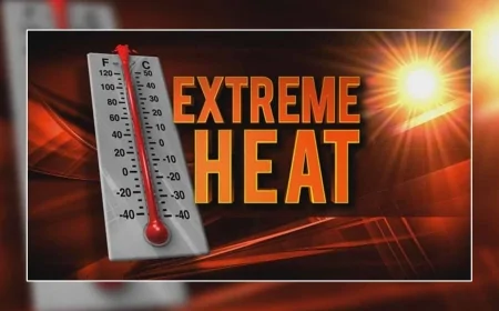 अत्यधिक गर्मी को लेकर हाई अलर्ट जारी, नागरिकों से सावधानी बरतने की अपील