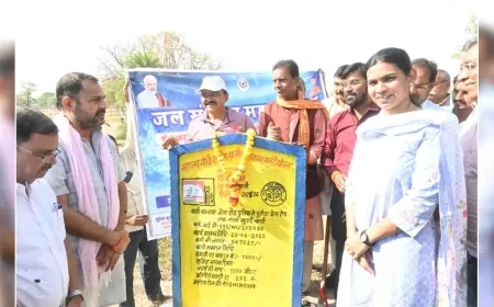 जल संचयन के लिए नदी-नालों के जीर्णोद्धार कार्य का शुभारंभ
