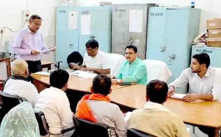 नगर पालिका अध्यक्ष की अध्यक्षता में विशेष बजट की बैठक संपन्न