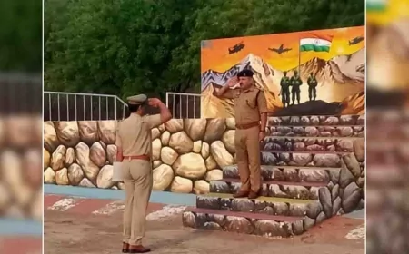 परेड का अपर एसपी ने किया निरीक्षण