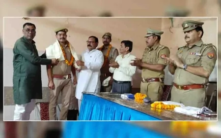 युवक को फांसी से बचाने वाले आरक्षी सम्मानित