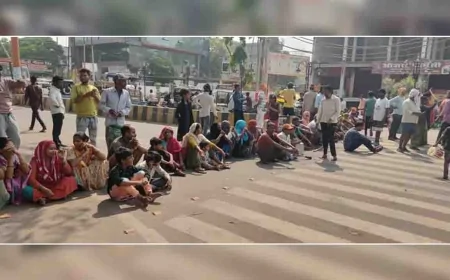 बुंदेलखंड के बाँदा में जल संकट गहराया, लोगों ने सड़क जाम कर जताया विरोध