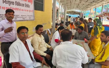 होम्योपैथी शिविर में 419 लोगों की हुई जांच, बांटी औषधियां