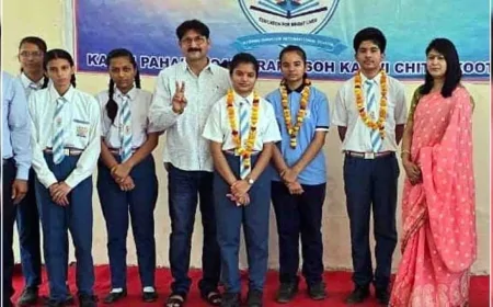 सुषमा स्वरूप इंटरनेशनल स्कूल के छात्र-छात्राओं ने लहराया परचम