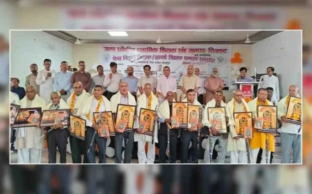 26 सेवानिवृत्त शिक्षकों का हुआ सम्मान समारोह