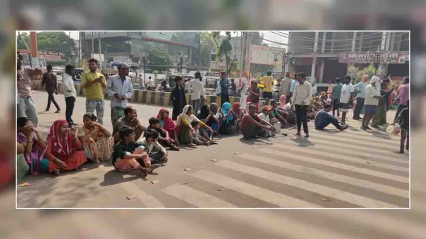 बुंदेलखंड के बाँदा में जल संकट गहराया, लोगों ने सड़क जाम कर जताया विरोध