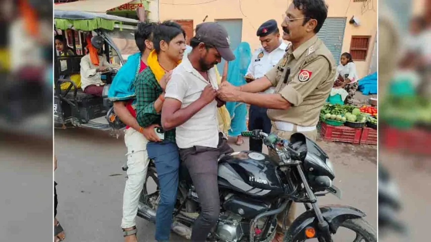 चार्ज संभालते ही यातायात प्रभारी संजय मिश्रा ने चलाया सघन चेकिंग अभियान, 120 वाहनों का चालान