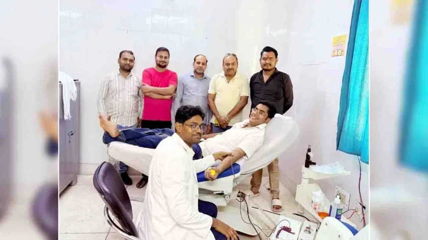 मासूम को जीवनदान : अभय प्रताप सिंह ने रक्तदान कर बचाई 2 साल की बच्ची की जान