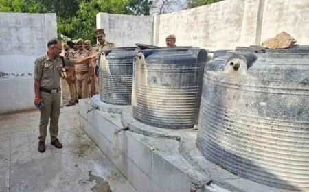 एसपी ने रिक्रूट आरक्षियों के प्रशिक्षण तैयारियों का लिया जायजा