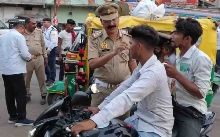 बांदा में अनाधिकृत वाहनों पर चला सख्ती का डंडा