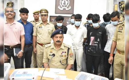 जालौन : ऑनलाइन गेमिंग ऐप से ठगी करने वाले 7 गिरफ्तार