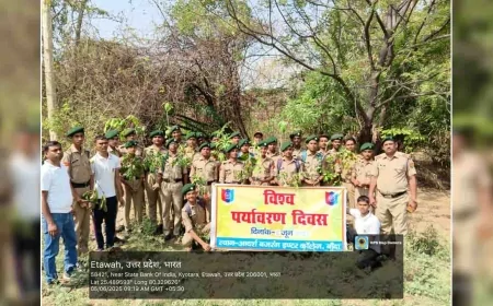 पर्यावरण दिवस बना प्रेरणा दिवस, एनसीसी ने दी सेवा और संकल्प की मिसाल