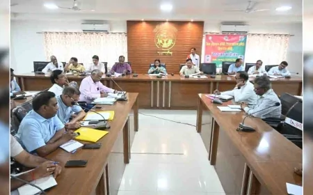 जिला गंगा समिति एवं वृक्षारोपण समिति की बैठक सम्पन्न