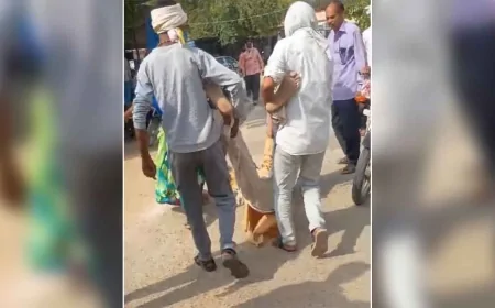 जमीन बेचने रजिस्ट्री कार्यालय पहुंचे बुजुर्ग को परिजनों ने पीटा, खींच कर ले गए घर