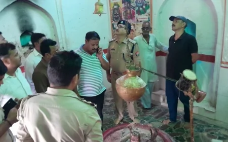 "धार्मिक स्थल पर साजिश! शिवलिंग तोड़ माहौल बिगाड़ने की कोशिश"