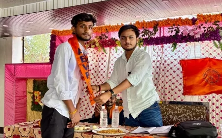 ABVP बाँदा द्वारा बिसंडा नगर इकाई का गठन, धर्मपाल बने नगर अध्यक्ष